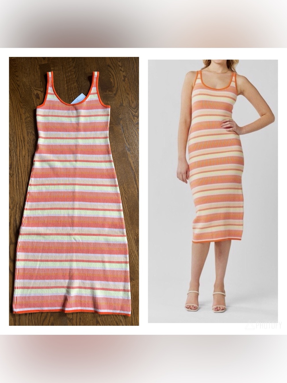 NWT MVN The Label sleeveless midi dress